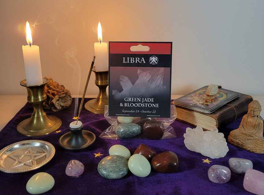 Libra Stone Set - Healing Crystals for Balance and Harmony