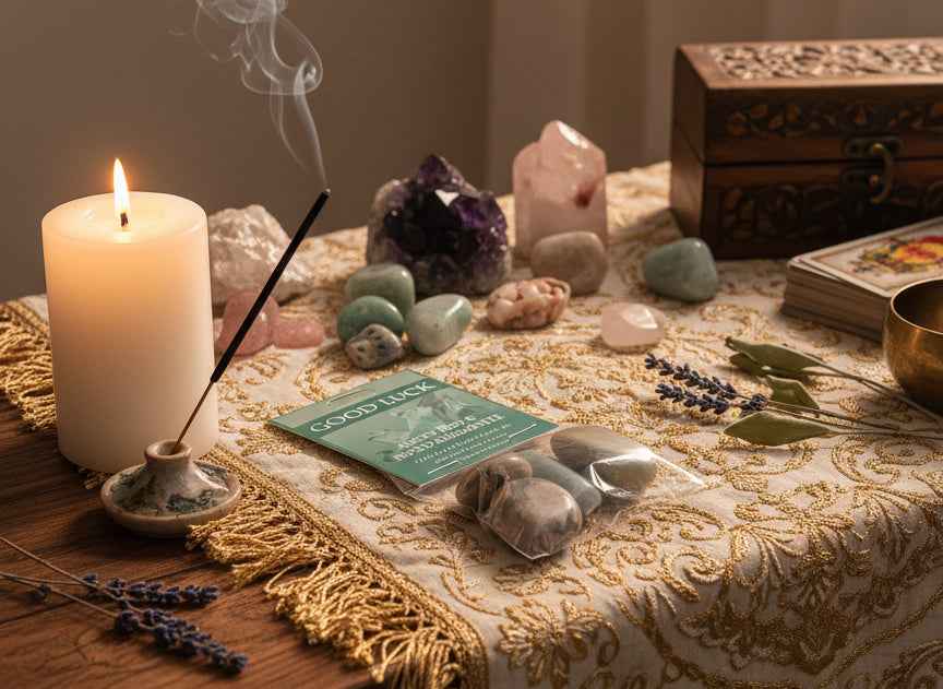 Good Luck Stone Set for Positive Energy and Spiritual Growth