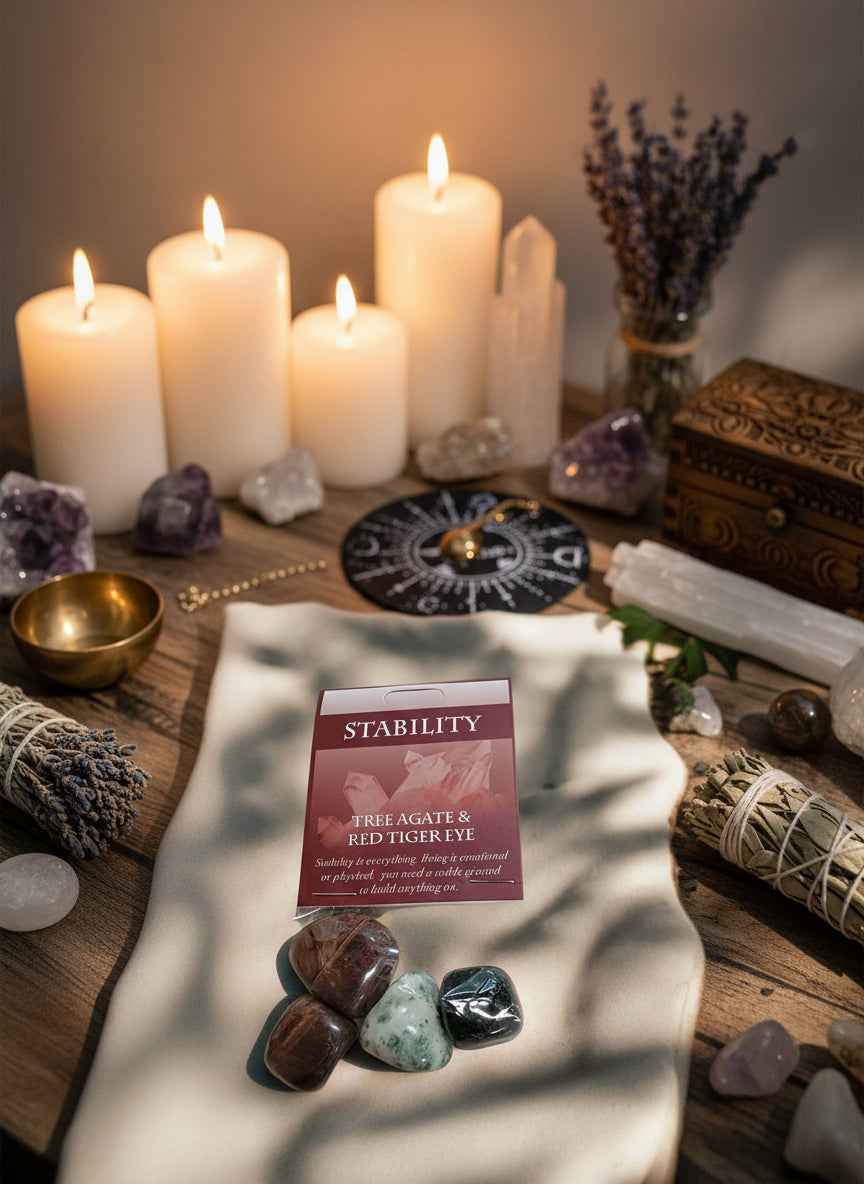 Stability Stone Set For Inner Peace and Strength