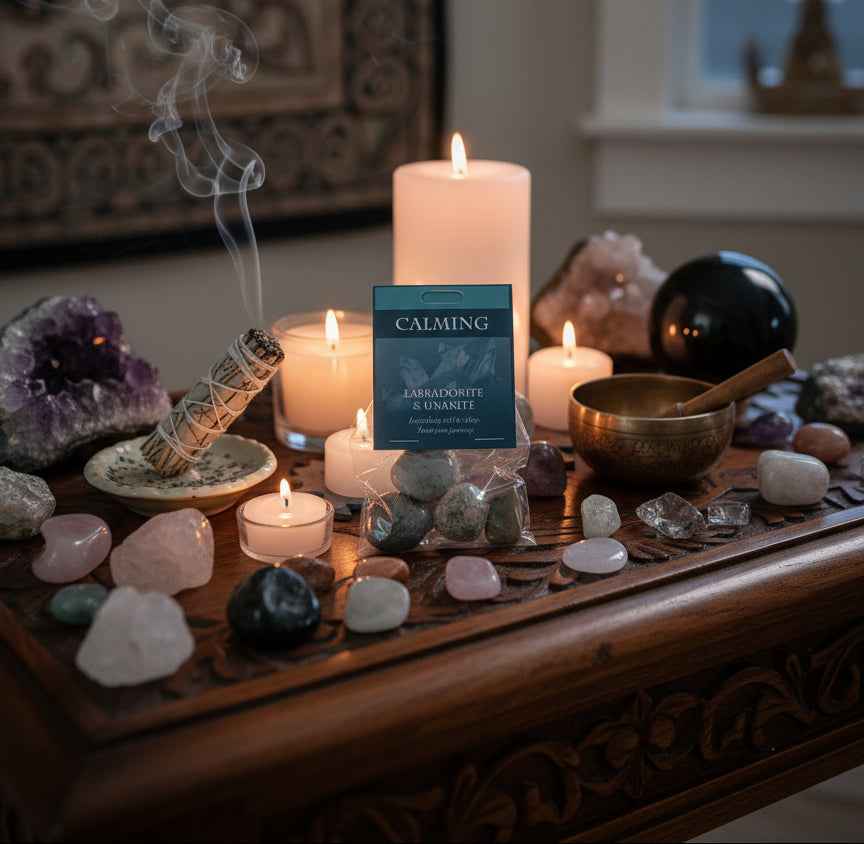 Calming Stone Set for Stress Relief and Mindfulness