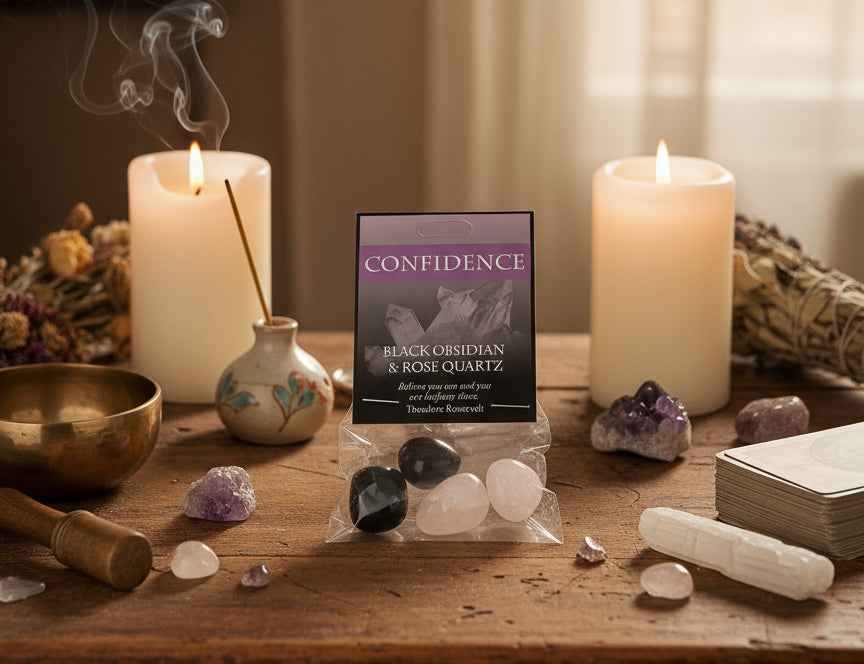 Confidence Stone Set for Empowerment and Positive Energy
