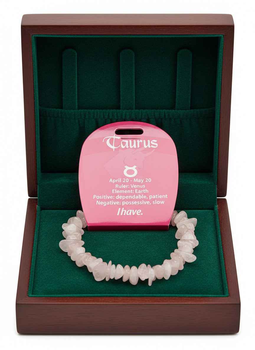 Taurus Energy Stone Bracelet for Determination and Stability