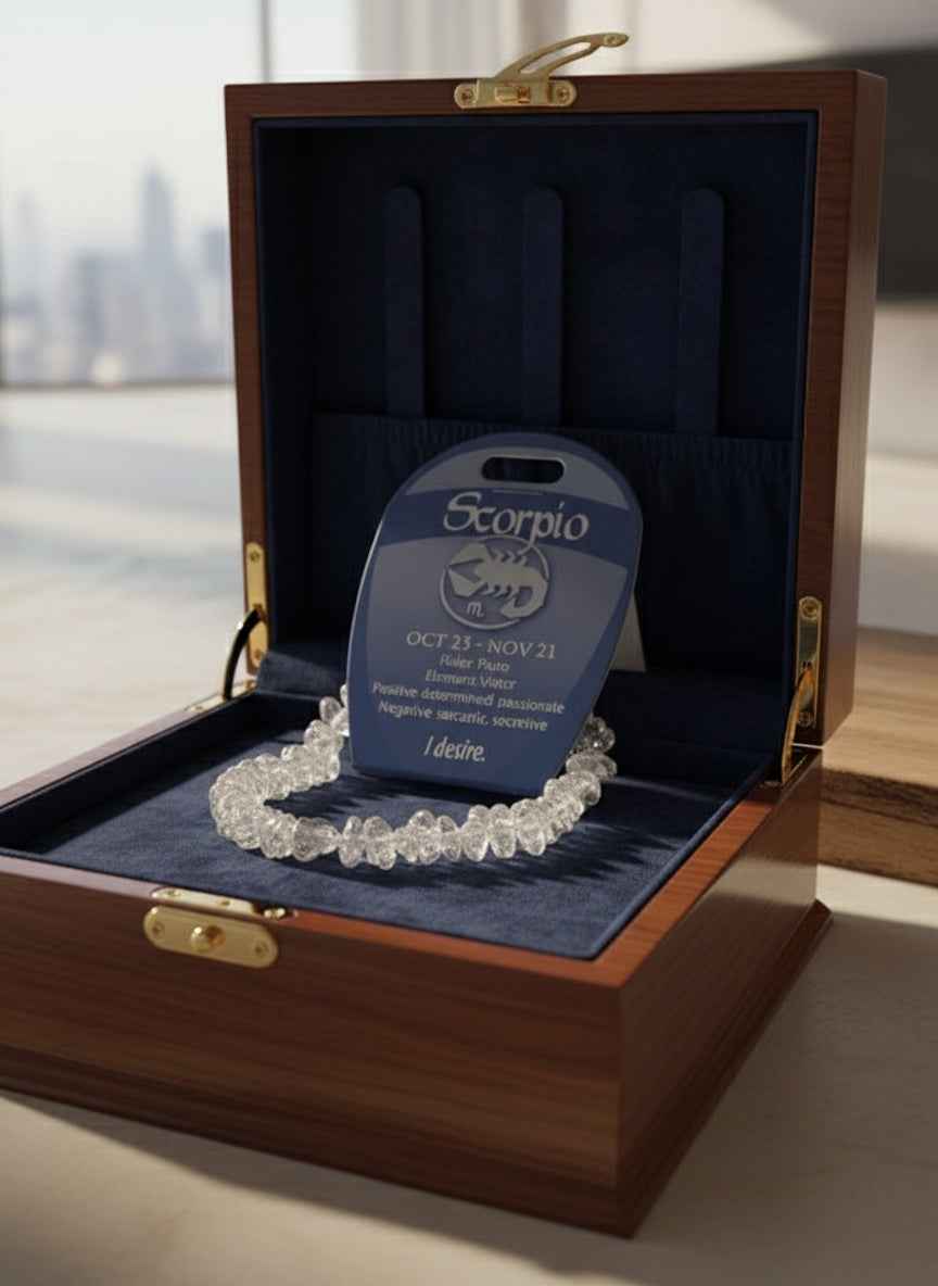 Scorpio Energy Stone Bracelet for Grounding and Energizing