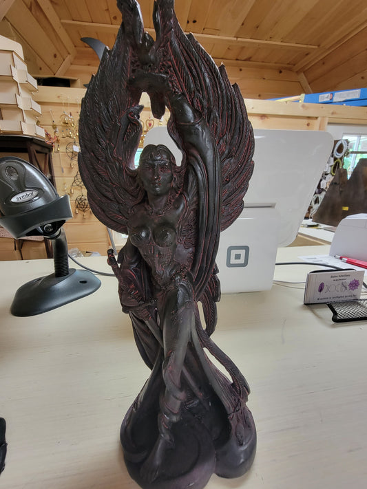 Morrigan War Goddess Statue