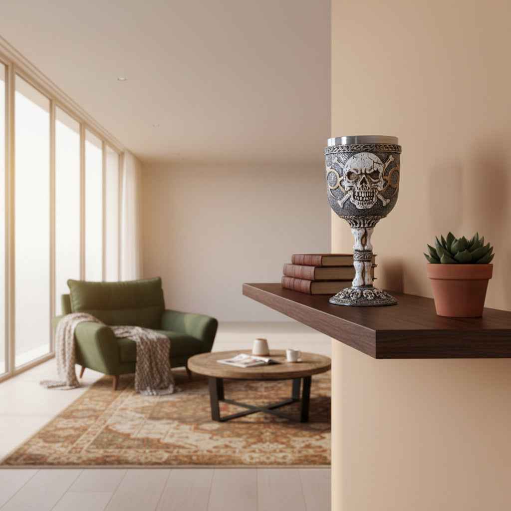 Skull Goblet: Unique Gothic Drinkware for Parties and Collectors