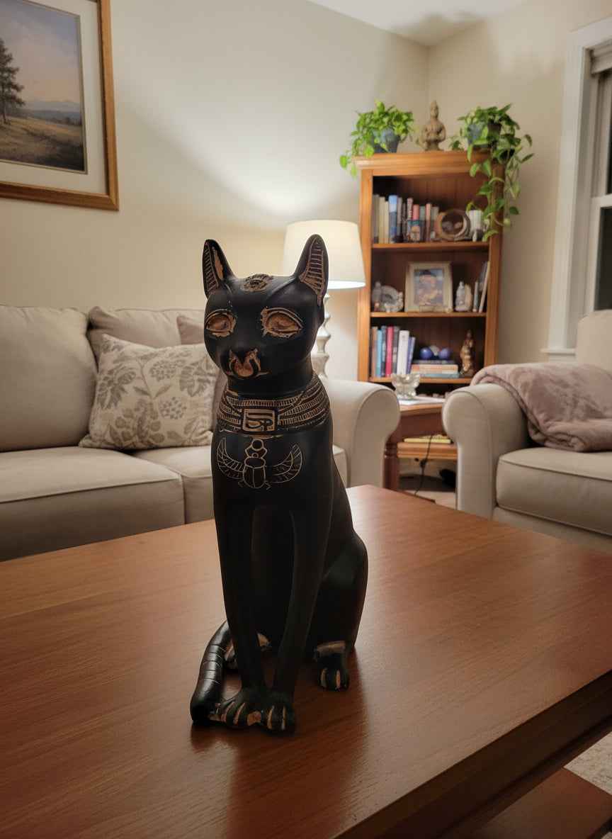 Bastet Cat Statue - Exquisite Home Decor Inspired by Ancient Egypt