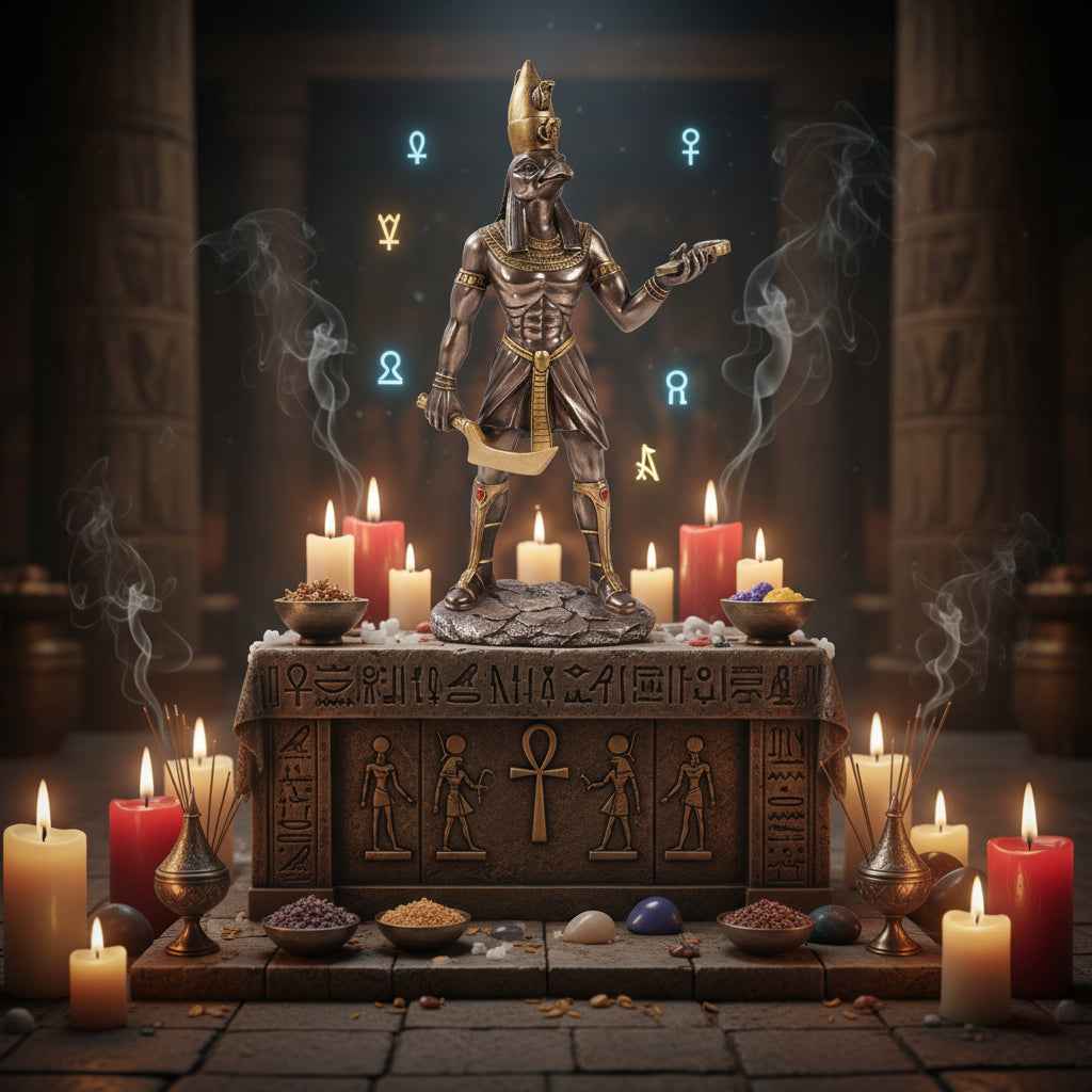 Bronze Horus Statue - Unique Egyptian Art for Your Home Decor