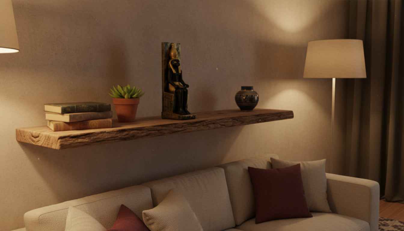 Small Sitting Horus Statue for Home Decor and Spiritual Symbolism