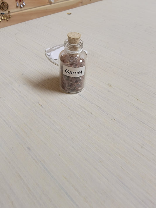 Garnet Gemstone Bottle