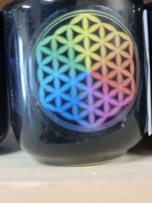 Flower Of Life Mini Chime Candle Holder