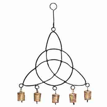 Triquetra Metal Wind Chime 14"H