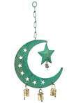 Moon Star Chime with Bells - 8.5"H