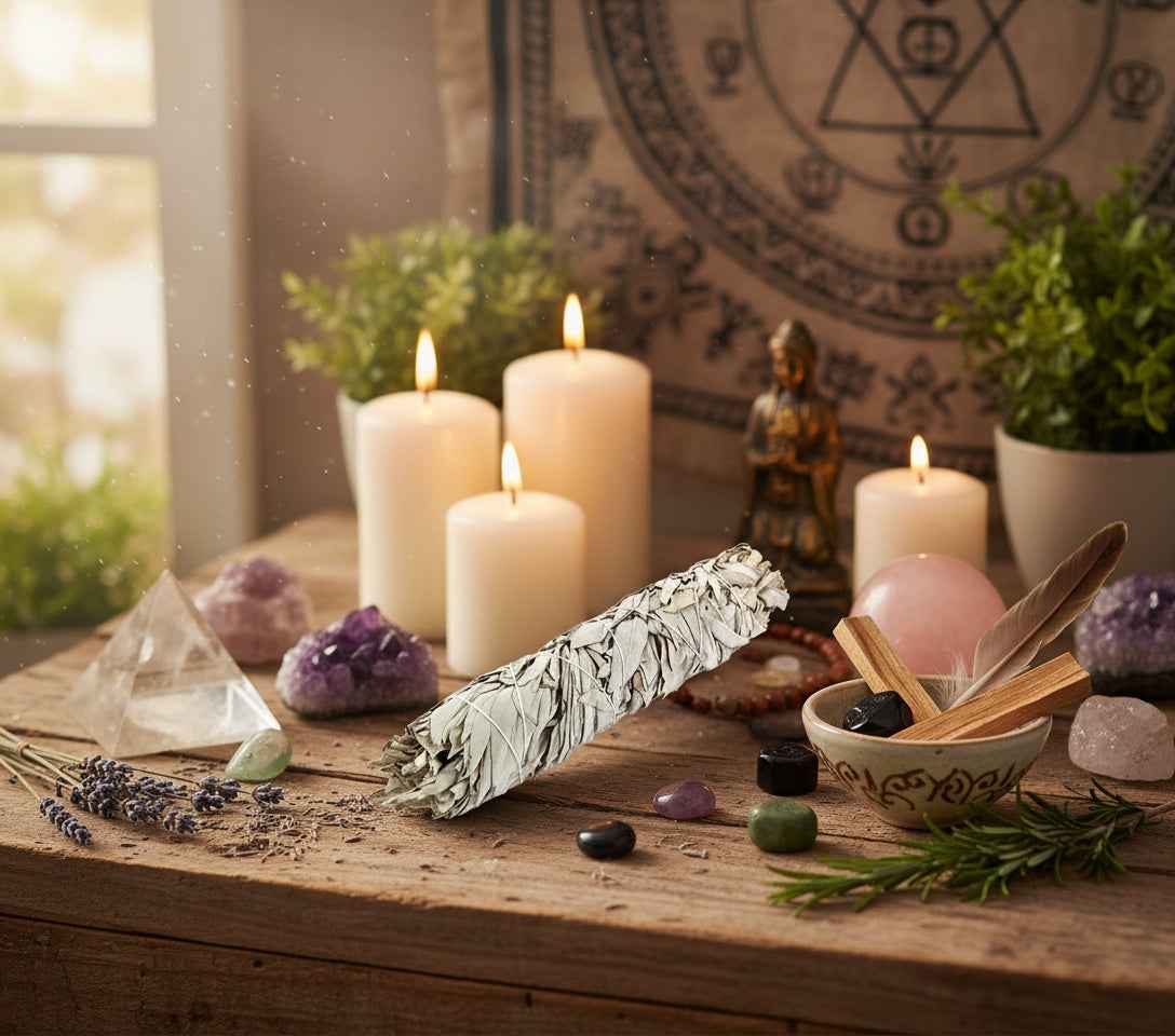 California White Sage Smudge Stick - 9" for Cleansing and Purifying Spaces
