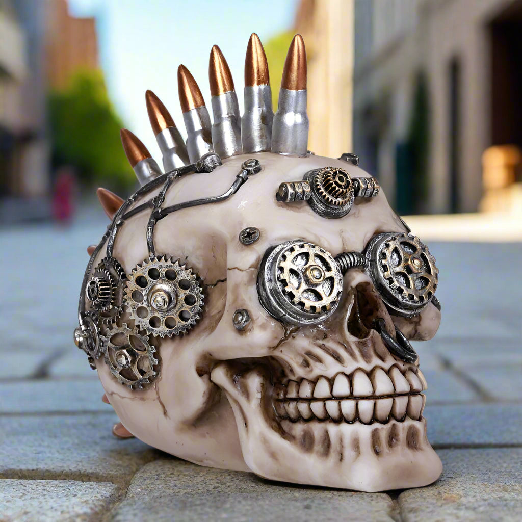 Steampunk Skull with Bullets