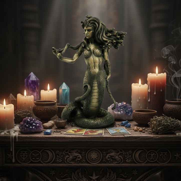 Medusa Statue - Mythical Home Decor Inspired by Ancient Greek Art