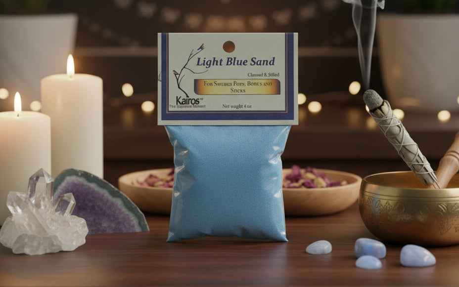 Light Blue Sand 4 OZ Cleaned & Sifted