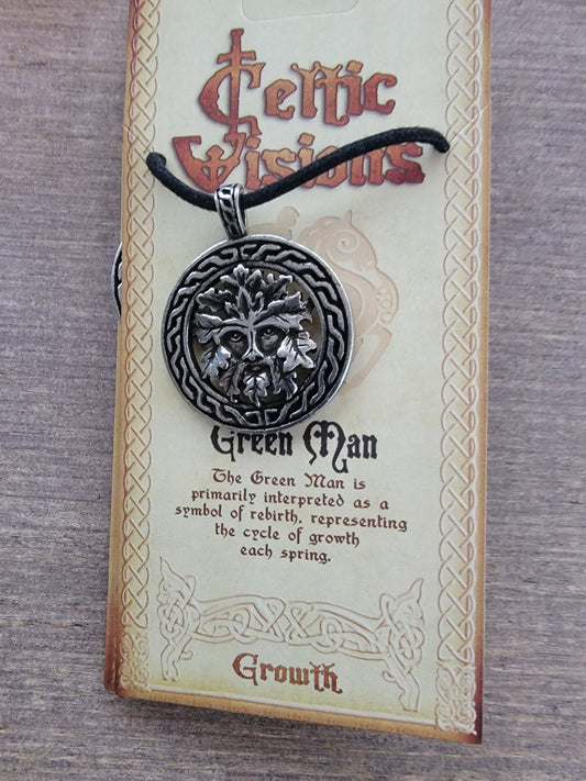 Celtic Visions Green Man Necklace