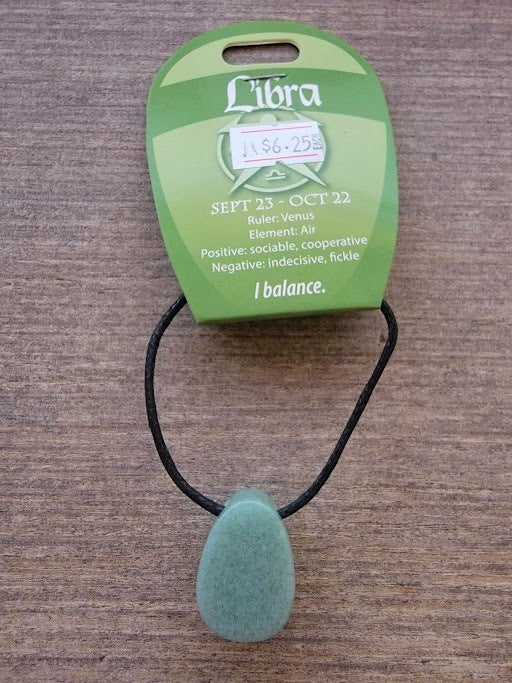 Libra Green Aventurine Gemstone Necklace