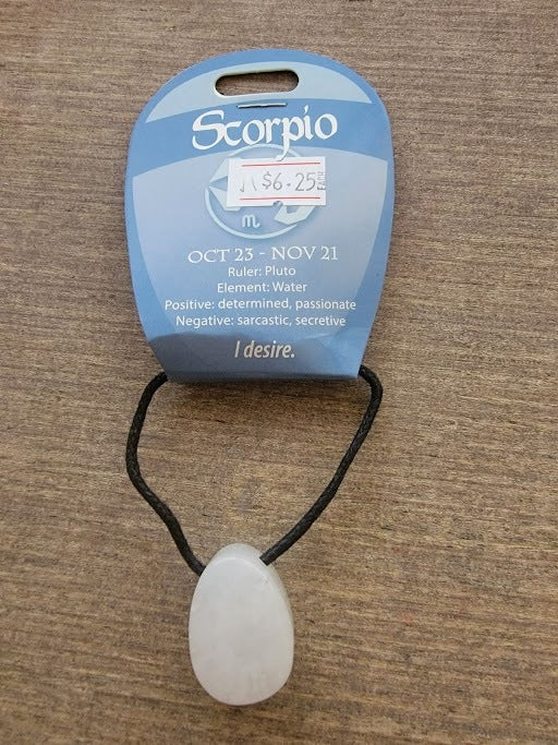 Scorpio Quartz Gemstone Necklace