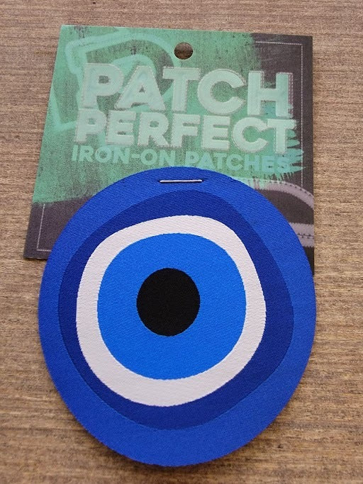Evil Eye Iron on Patch 3 X 3