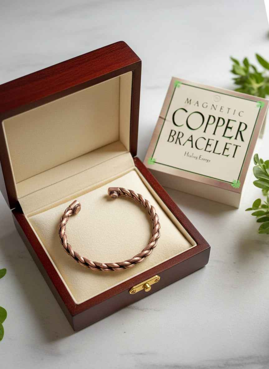 Braided Copper Bracelet