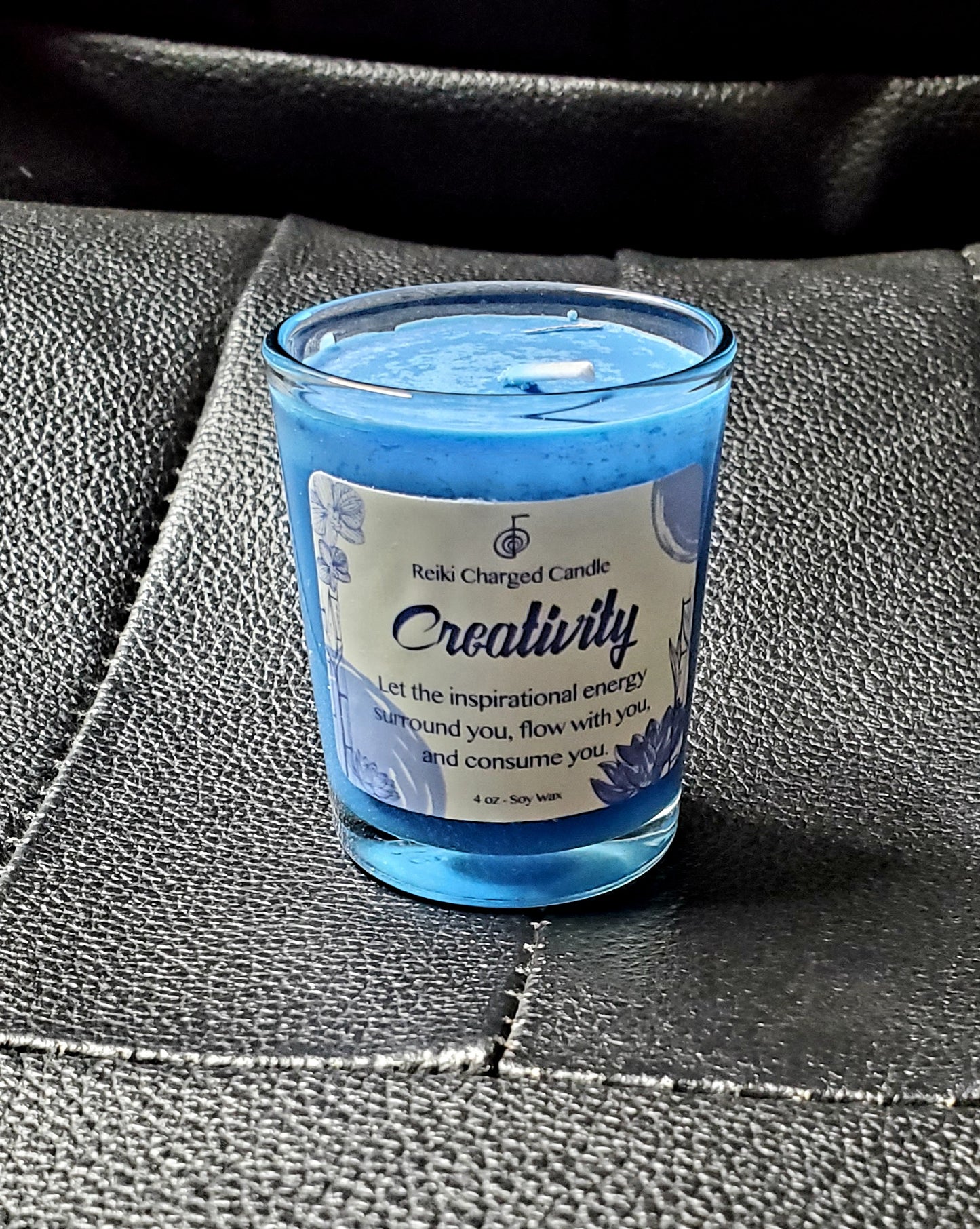 Creativity Reiki Charged Votive Candle