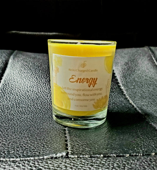 Energy Reiki Charged Votive Candle