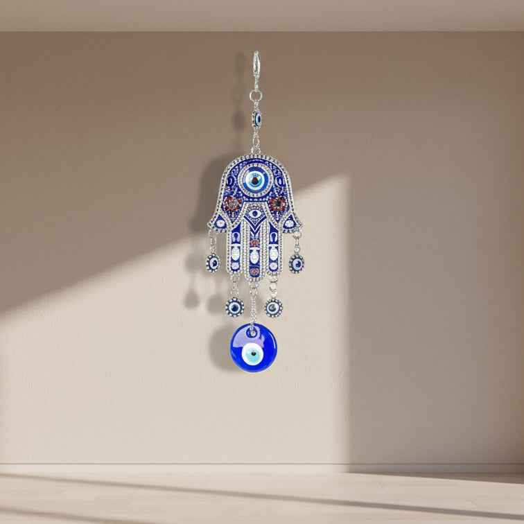 Evil Eye Wall Decoration for Protection and Style 7.5 inch Long