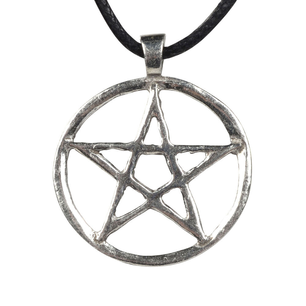 Pentacle Pendant on Black Cord