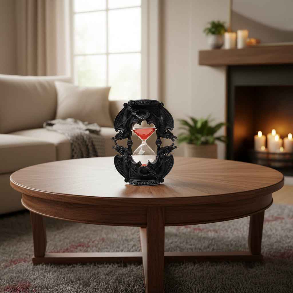 Dual Dragon Sandtimer - Unique Hourglass Timer for Home and Office Decor