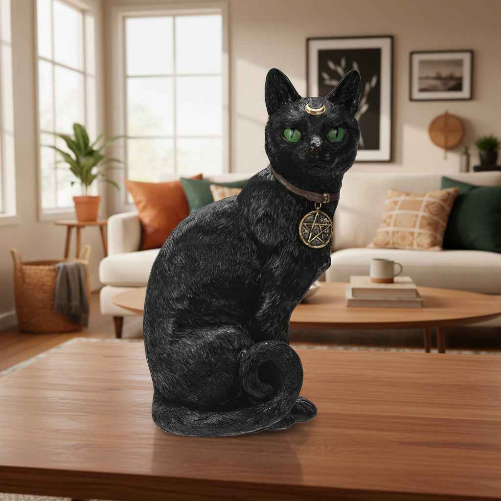 Black Cat Statue