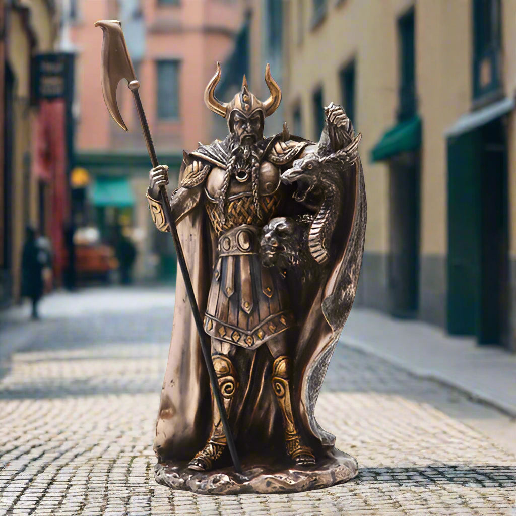 Bronze Loki Statue