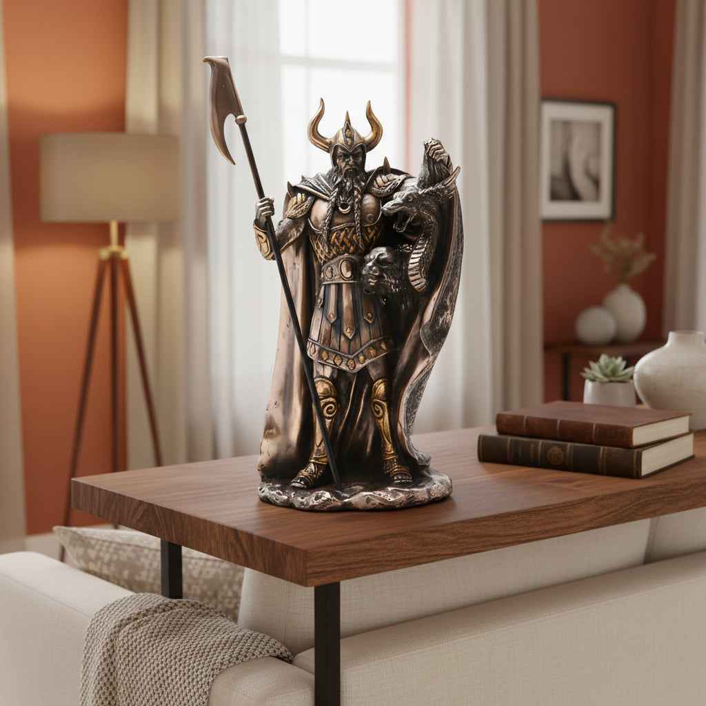 Bronze Loki Statue