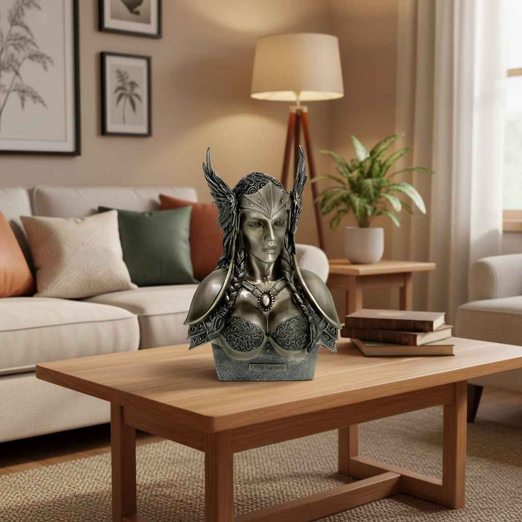 Valkyrie Bust Statue