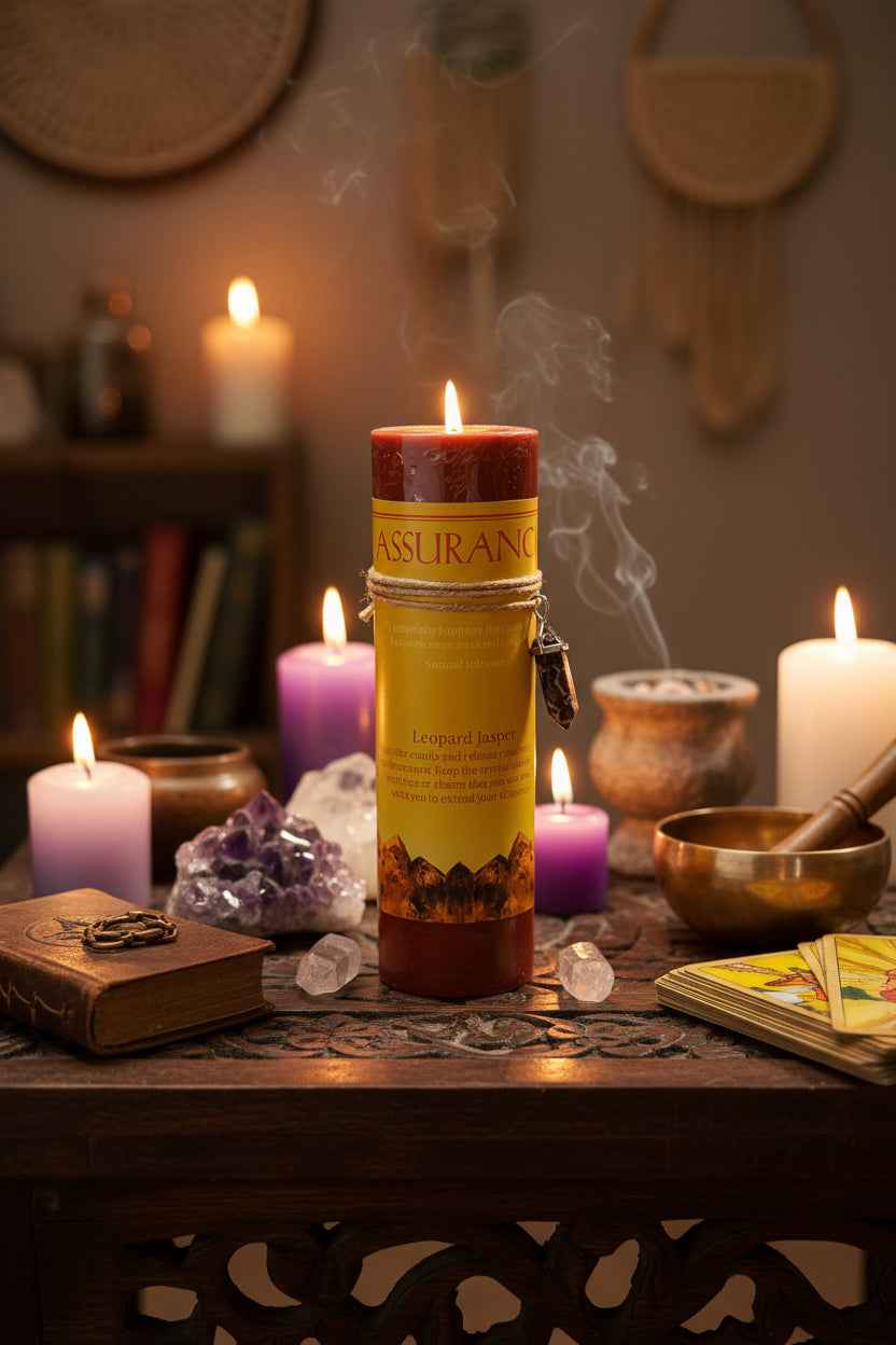 Assurance Crystal Energy Candle