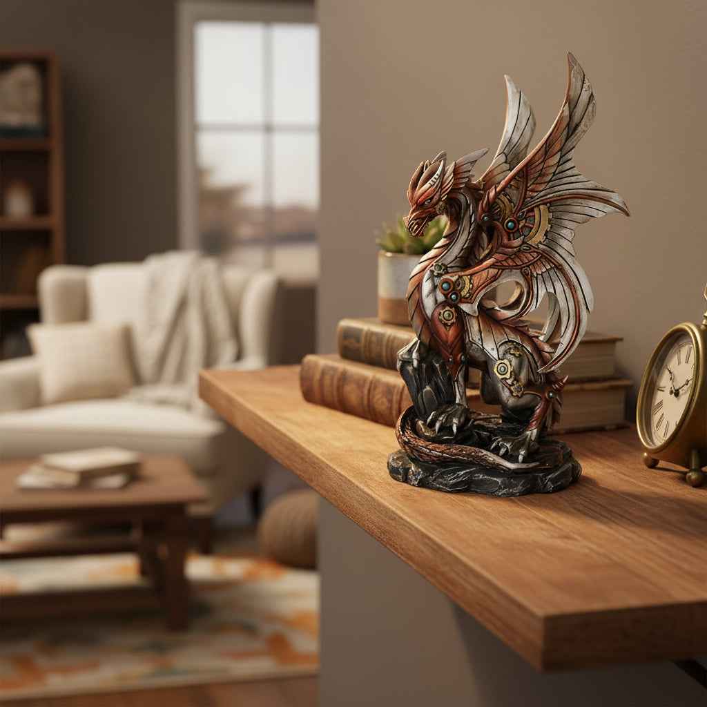 Steampunk Dragon: Unique Mechanical Art for Enthusiasts