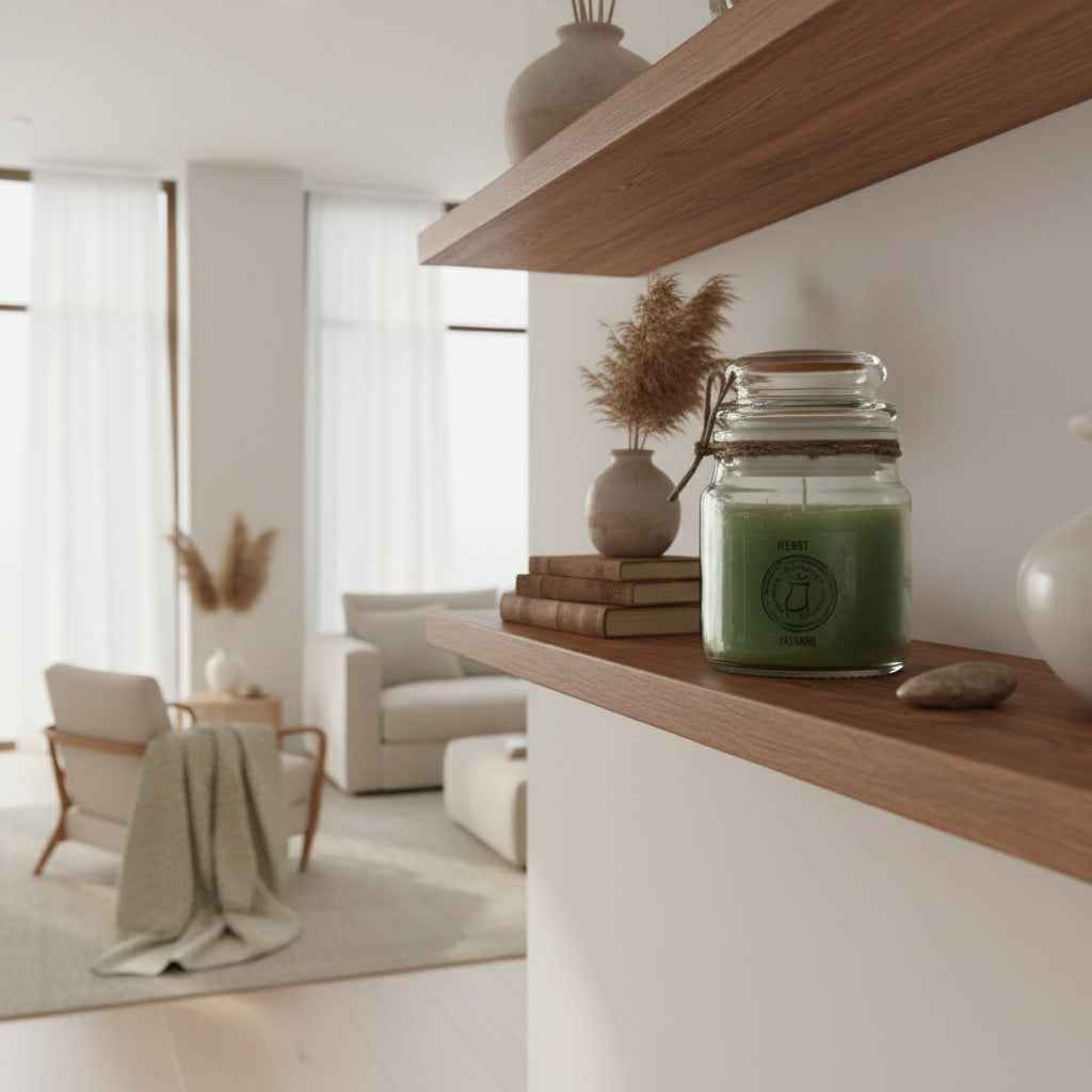 Heart Chakra Candle for Balance and Healing Energy