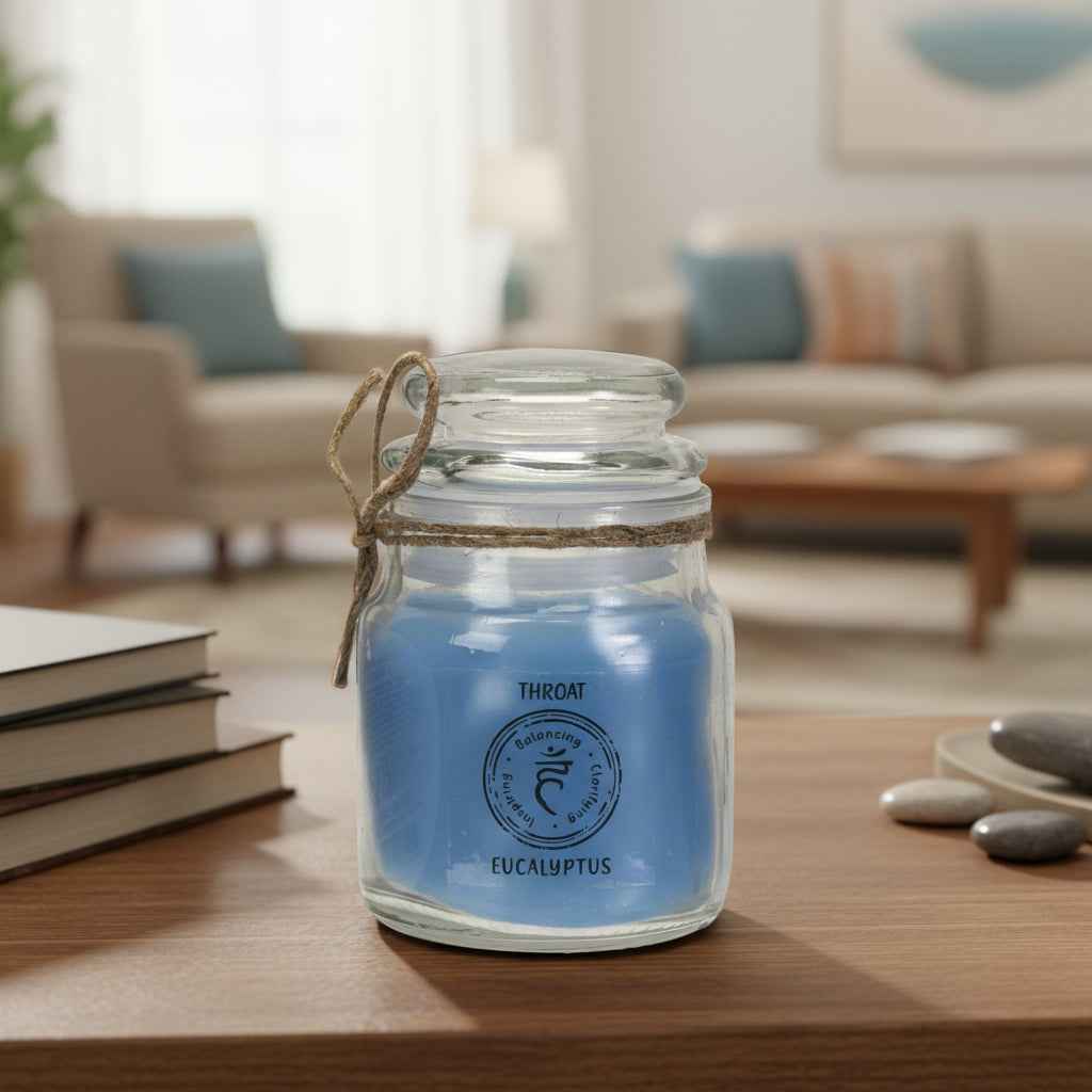 Throat Chakra Candle
