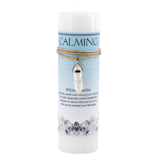 Calming Crystal Energy Candle