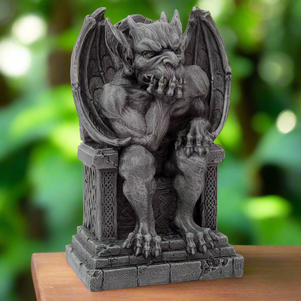 Gargoyle On Throne