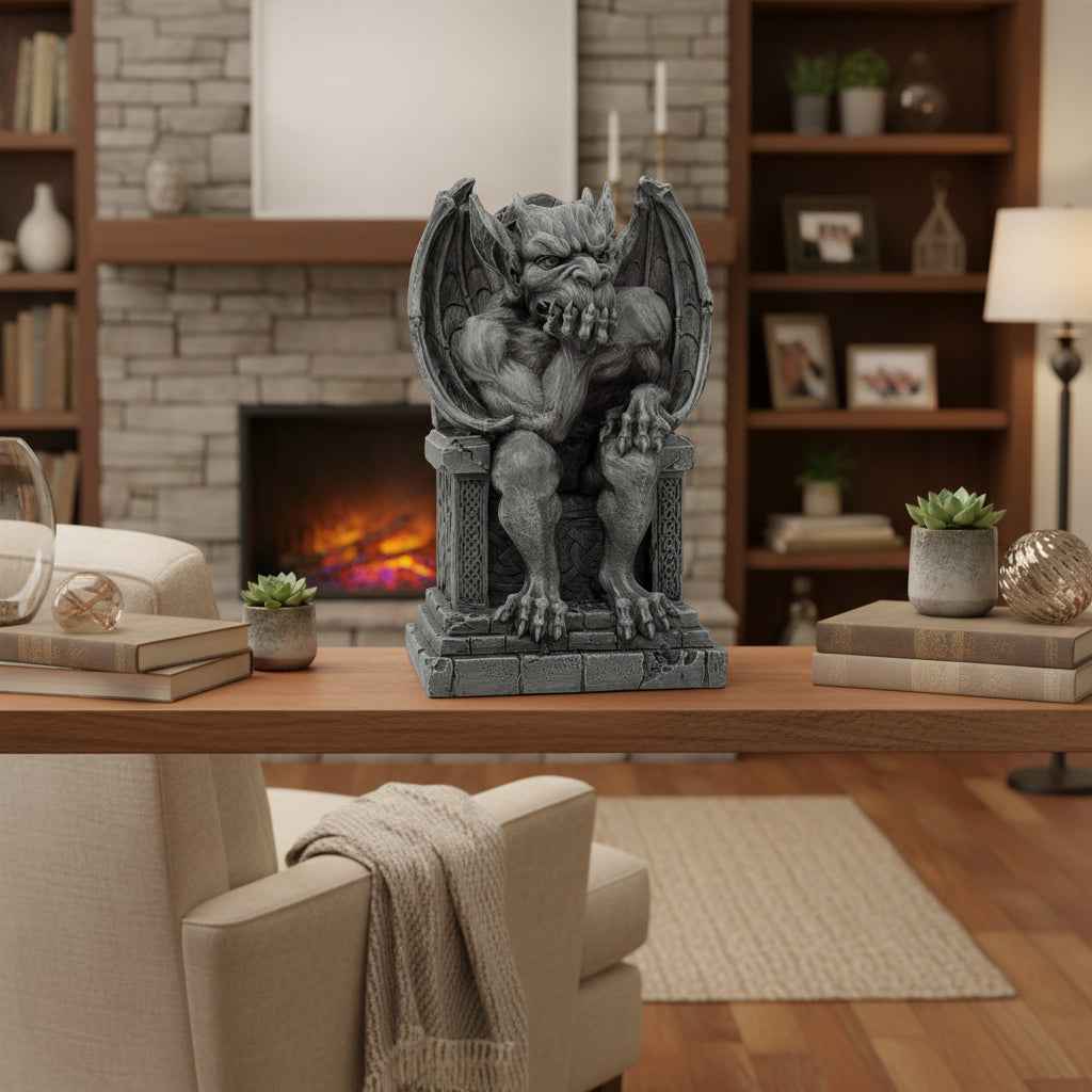 Gargoyle On Throne