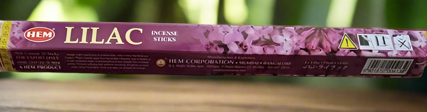 Hem Hexagon Lilac Incense Sticks