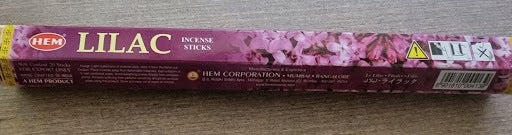 Hem Hexagon Lilac Incense Sticks