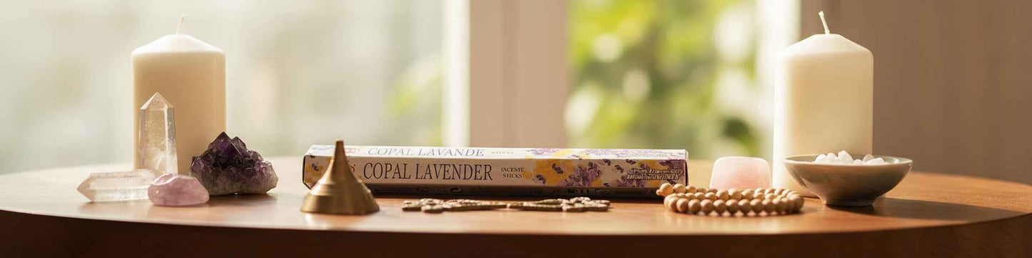 Hem Hexagon Copal Lavender Incense Sticks