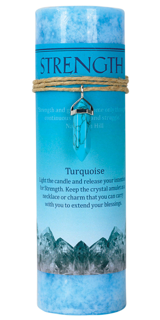 Strength Crystal Energy Candle