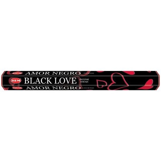 Hem Hexagon Black Love Incense Sticks