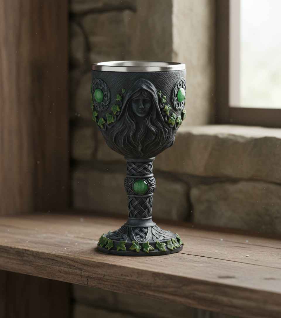 Maiden, Mother and Crone Chalice for Spiritual Connection and Ritual Use