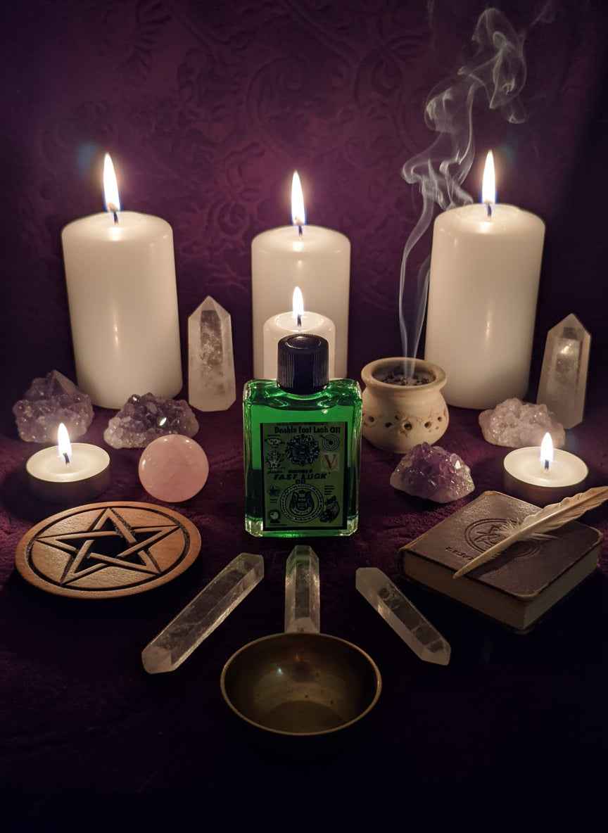 Double Fast Luck Anointing Oil for Quick Success and Prosperity