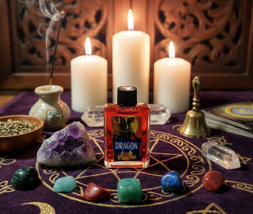 Dragon's Blood Anointing Oil for Spiritual Protection and Healing