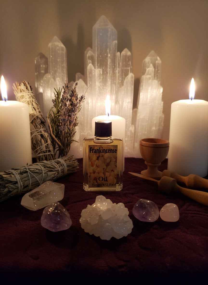 Frankincense Anointing Oil for Spiritual Healing and Aromatherapy